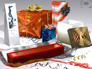 3d gifts box