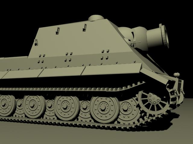 3d german tiger sturmtiger model