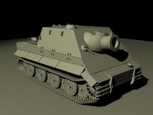 3d german tiger sturmtiger model