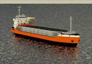 general cargo vessel 3ds