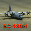 ec-130h aircraft 3d 3ds