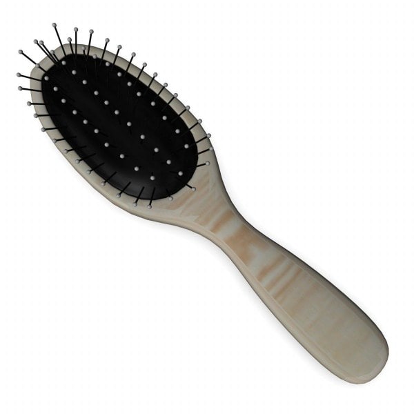 hair brushes 3d obj