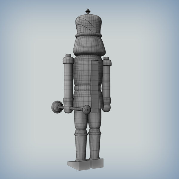 3d model nutcracker character