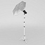 3d model photography light stand