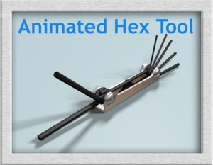 3d hex tool model