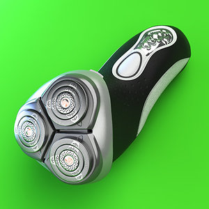 3ds max philips electric shaver