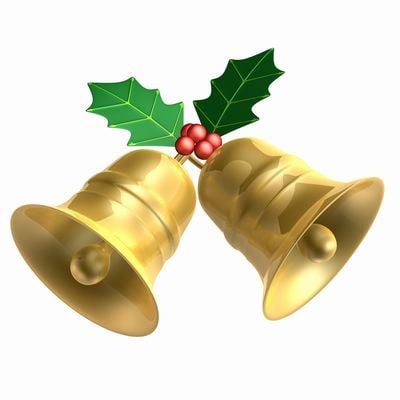 3d model of bells christmas