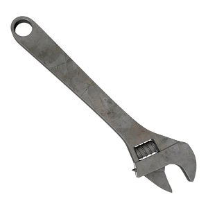 3d model wrench adjustable