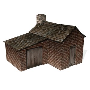 historical blacksmith farrier building 3d 3ds