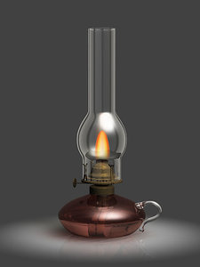 3d oil lamp