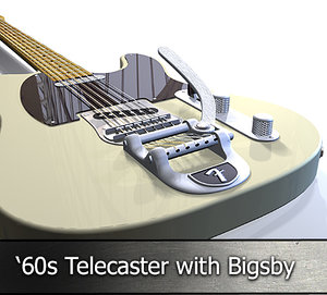 fender telecaster electric guitar 3d 3ds