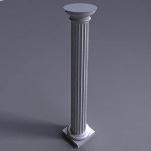 3d doric column
