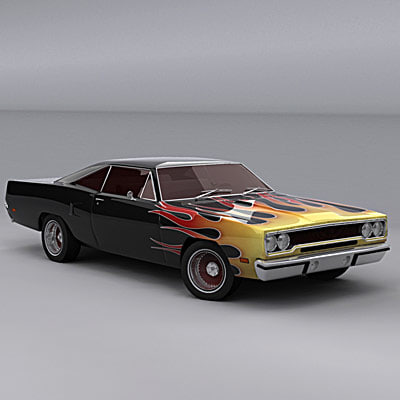 3d plymouth roadrunner 1970 model