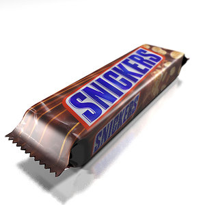candy chocolate bar 3d model