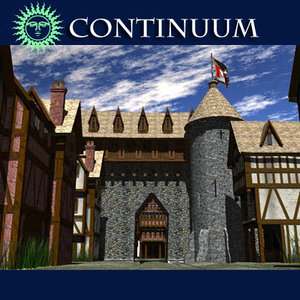 medieval gate 3d model