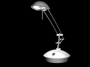 3d office lamp light model