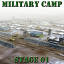 3d desert military base buildings