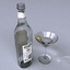 bottle martini 3d model