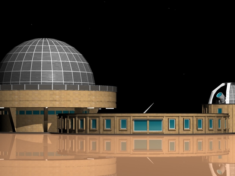 3d observatory building