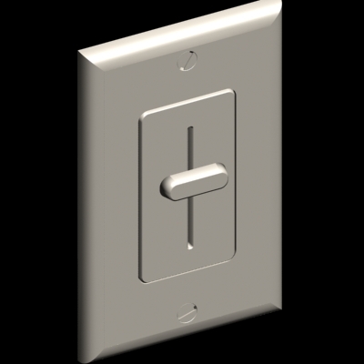 Placa De Parede Estilo 03 Decora Com Dimmer Luz Modelo Decora Com Dimmer De Luz Modelo