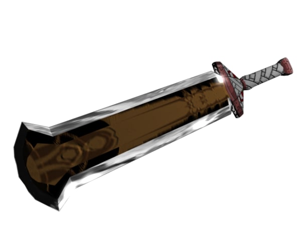 free ganondorfs sword 3d model