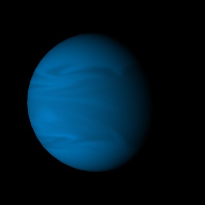 3d model solar planet uranus