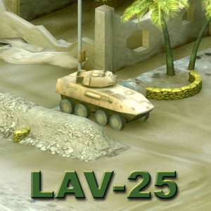 lav-25 vehicle military 3d max