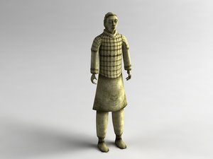 3d model chinese warrior