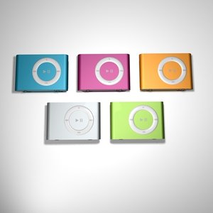 3d ipod shuffle model