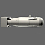 little boy nuclear bomb 3d model