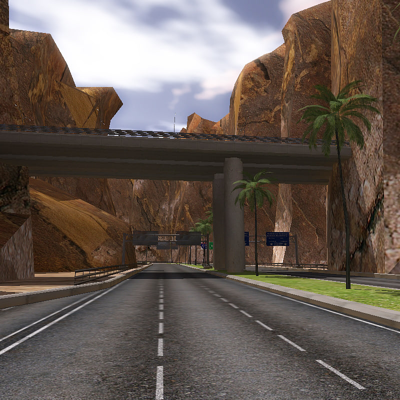 road track 3d model