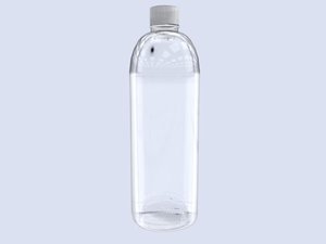 plastic water bottle 3d model