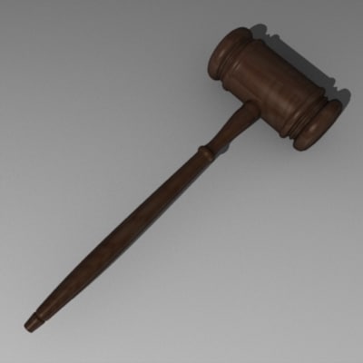 3d hammer auction justice