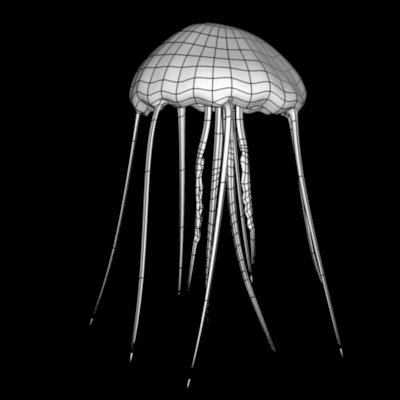 仿生水母的三维模型图片
