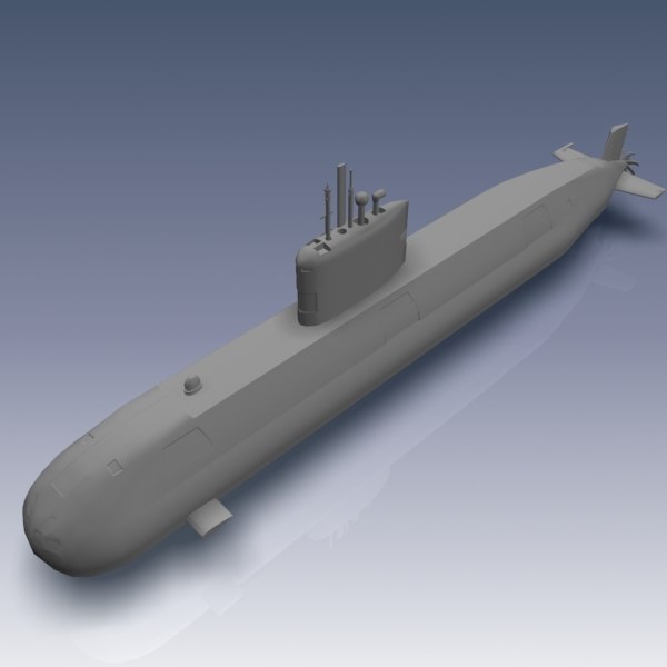 victoria class submarine 3d model