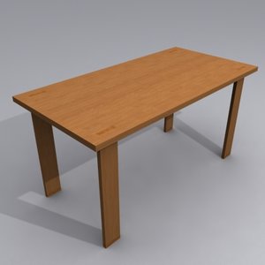 modernica tenon table 3d model