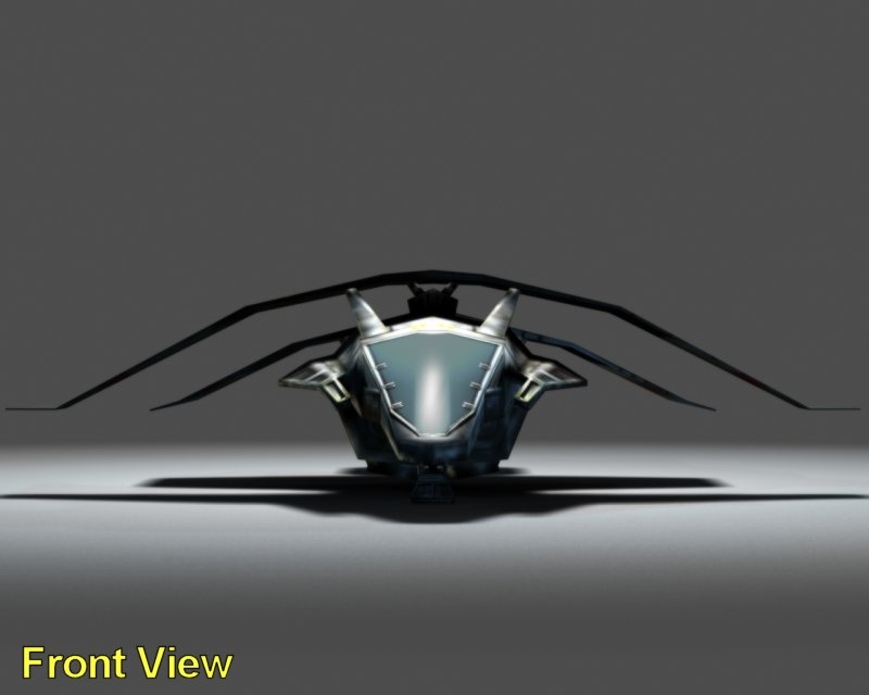 lowpoly cargo spacecraft3d模型