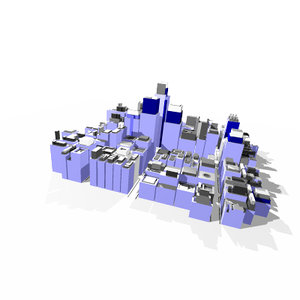 virtual city t3d 3d model