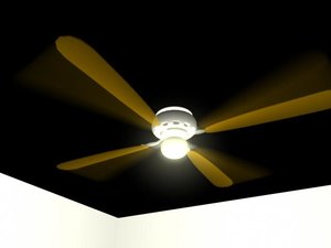 3d model ceiling fan