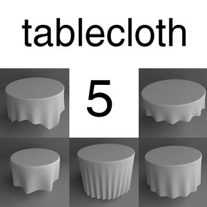 3ds table cloth tablecloth