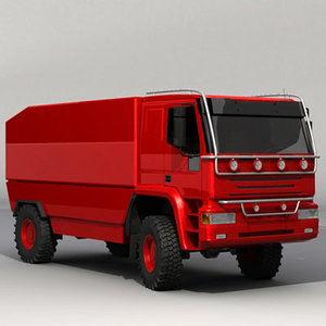 truck dakar 3d model