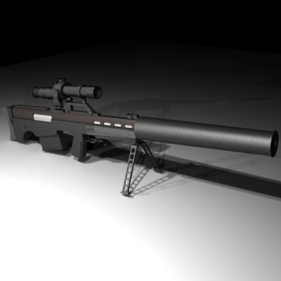 vssk vychlop rifle sniper 3d model