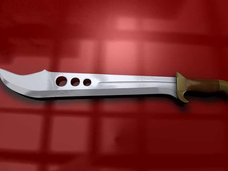 machete 3d c4d
