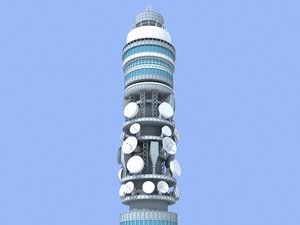 bt tower 3d model