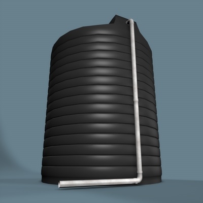 600 gallon poly water tank