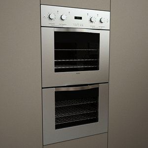 viking designer double oven 3d 3dm