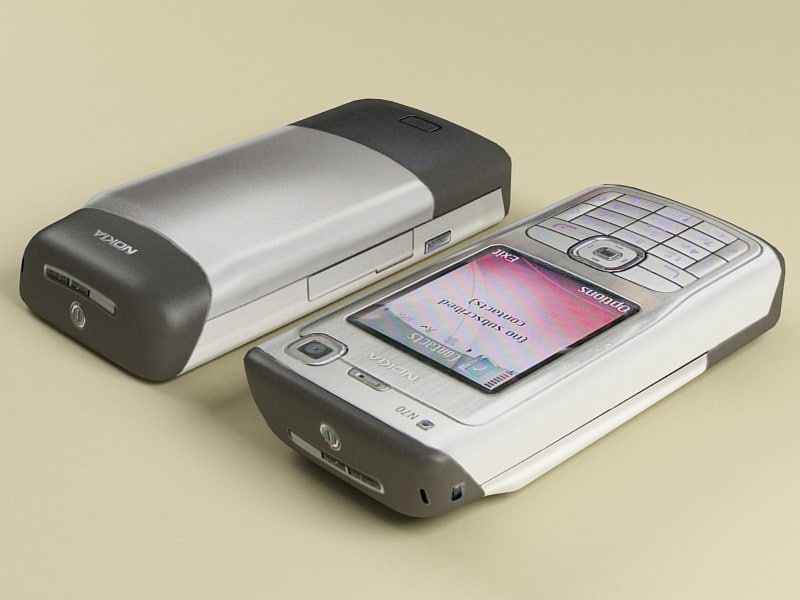 nokia n70 modelled 3d model