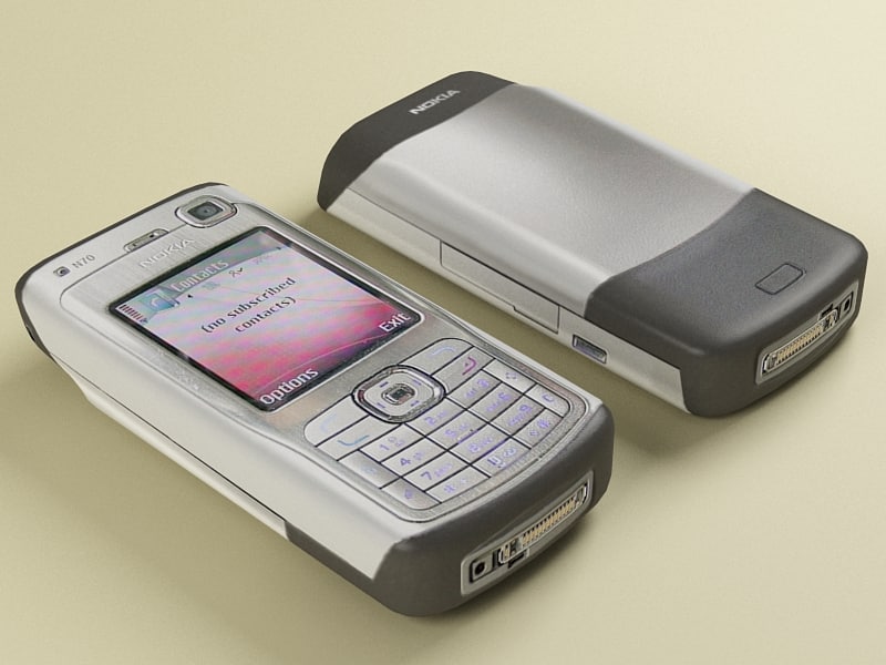 nokia n70 modelled 3d model