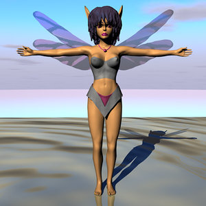sweet fairy 3d model