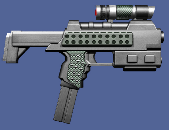 3d light smg model